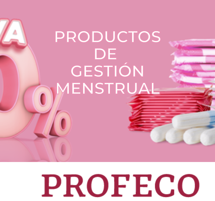 Imagen del micrositio habilitado para que las consumidoras puedan verificar los precios de gestión menstrual.