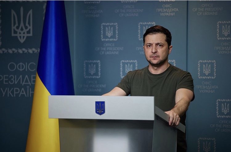Volodímir Zelenski presidente de Ucrania. Imagen tomada de instagram.