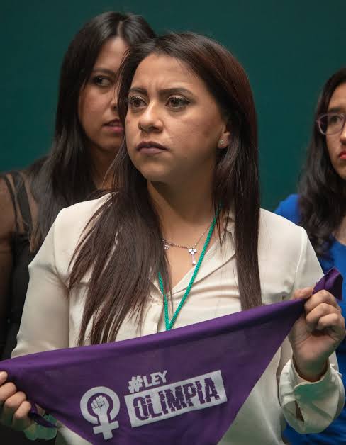 La activista poblana Olimpia Coral Melo.