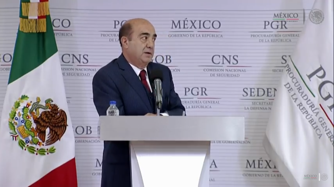 Jesús Murillo Karam ex funcionario del sexenio de Enrique Peña Nieto.