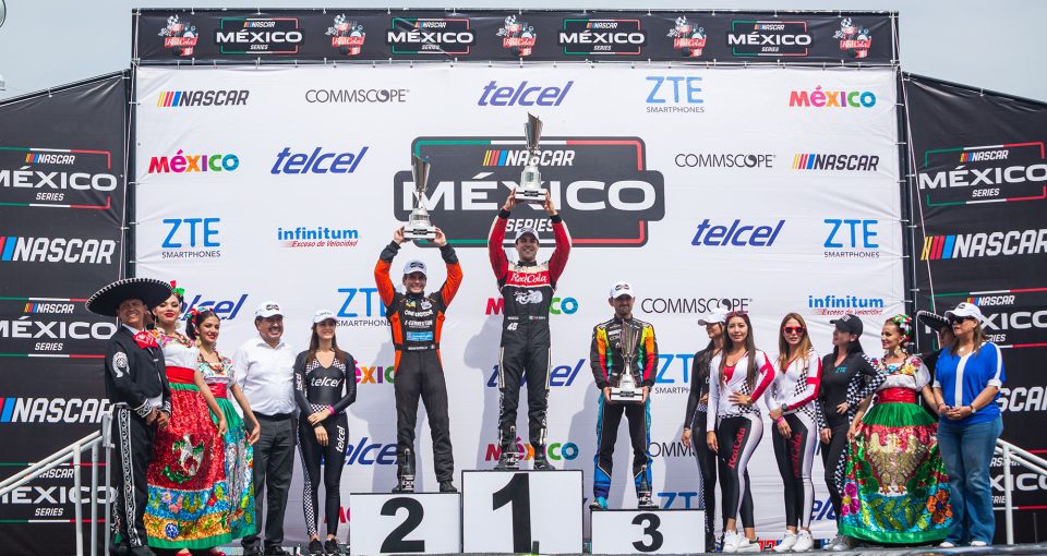 Salvador de Alba Jr. conquistó la Nascar México Series en Puebla (VIDEO)